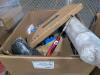 Rug, wipes, plastic spoons, pedals, use baseball bat, moving blanket, and & More