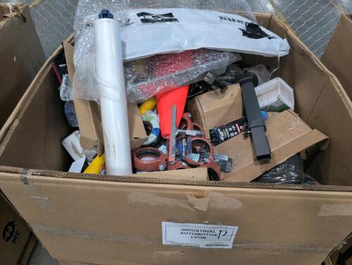 Industrial/automotive, coupler, cone, car parts, brackets, gloves, rope, ASCO, clamps, cutting blades, & More