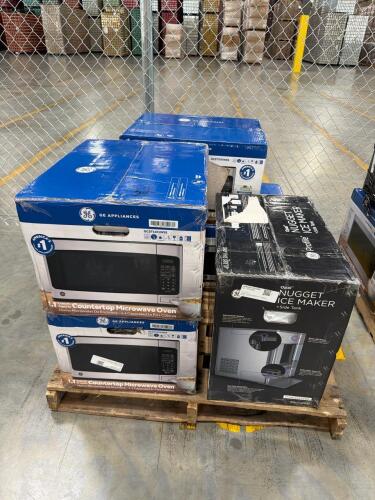 Five &ndash; GE countertop microwaves, Oli nugget icemaker