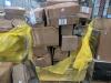 Big box store in boxes, jogger, cranberry juice, cleaner, toilet paper, disinfecting wipes, pan spray, game, coffee, tide pods, Huggies, JINX pet food, and much more