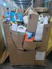 Big box store in a box: shoes, Lysol, Brooks shoes, Adidas shoes, arm and hammer, tide pods, deodorant, Cetaphil, detergent, always liners, disinfecting wipes, garbage bags, soap, Raiders products, Eddie Bauer shoes, lotion, and much more