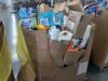 Big box store in a box: shoes, Lysol, Brooks shoes, Adidas shoes, arm and hammer, tide pods, deodorant, Cetaphil, detergent, always liners, disinfecting wipes, garbage bags, soap, Raiders products, Eddie Bauer shoes, lotion, and much more - 5