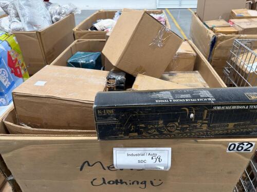 K line model train engine, starter industrial/automotive, car parts, excavator bucket accessory, BOBRICK, & More