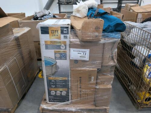 Swimming pool, aluminum hitch mounted bike carrier, chair, wicker furniture 28 inch Blackstone griddle, FEBCO valve, and more
