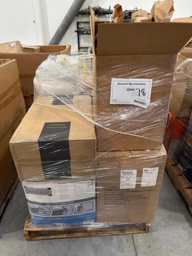 King mattress protector, spa, AURABEAT purifier, mattress, swimming pool, kids ride on car, Frigidaire room AC unit, & More