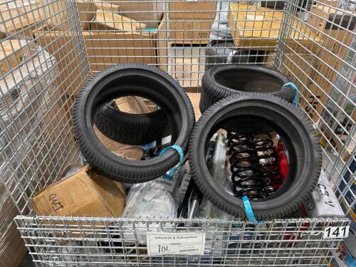 Industrial/automotive, tires, shocks, wire, car parts, brake rotors, camshaft, bottle Jack, & More