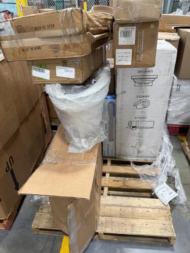 Crown shades canopy, mattress, soundbar, toilet and more
