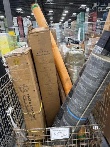 Truck pad, mattress, coconut silk, total gym , tin roll and more