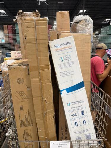 Aqua sure, shelving unit, miscellaneous furniture, stork craft dresser, & More