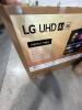 LG 65" tv , missing bottom foam & stand , grade d - 3