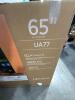 LG 65" tv , missing bottom foam & stand , grade d - 4