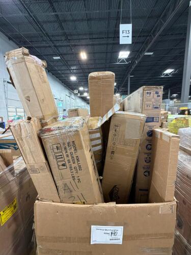 Queen mattress, COVIZI, another mattress, canopy frame, KETER deck box, & More