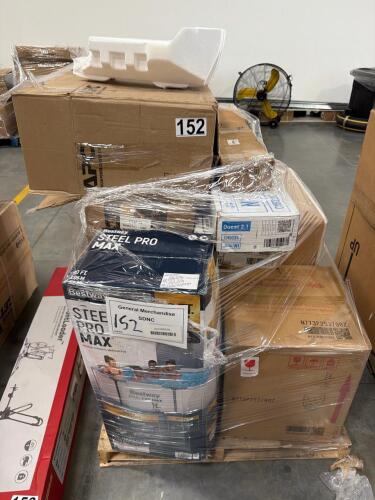 bestway pool, quest, 2.1 boxes, APC, Coleman hot tub and more