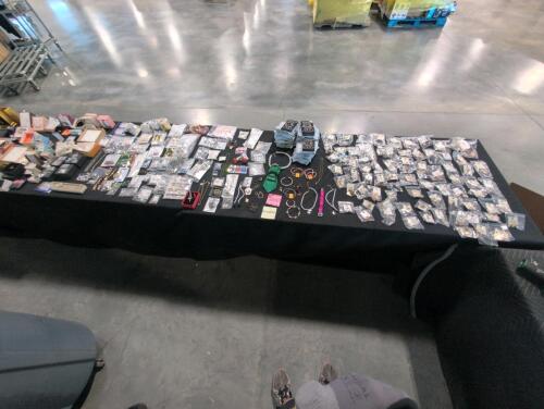 table lot of miscellaneous jewelry