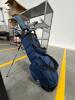 Taylormade golf: Qi4D driver , 4 wood, irons- 9,8,7,6 ,A, P , spyder tour x and bag - 22