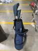 Taylormade golf: Qi4D driver , 4 wood, irons- 9,8,7,6 ,A, P , spyder tour x and bag - 23