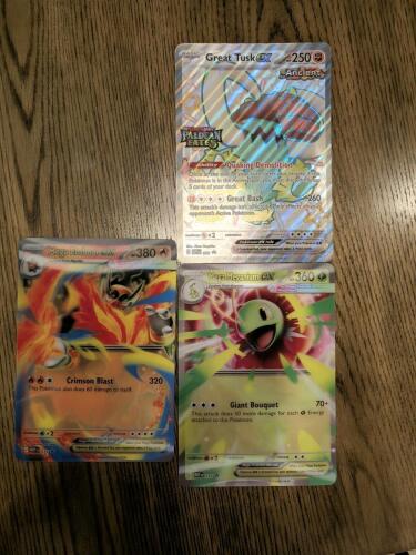 Jumbo Pokemon cards (3 pack)