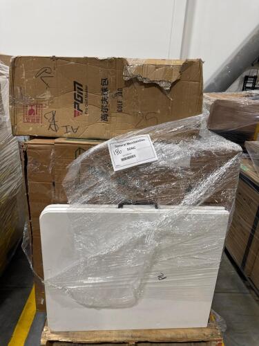 E G O home mattress, yard max lawnmower, swimming pool, pro golf master golf bag, folding table, kids bike & More