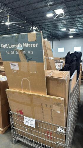 Mirror, canopy, corkboard, Gilis furniture, mattress & More