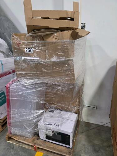 Microwave, large storage tote, cover land cover, Shaquille O'Neal executive office chair, rodeo King hat,& More