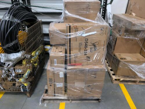 Chair, side table, Hydro tools 24 in sand filter, MERACH gym product, walking pad treadmill, and table, & More