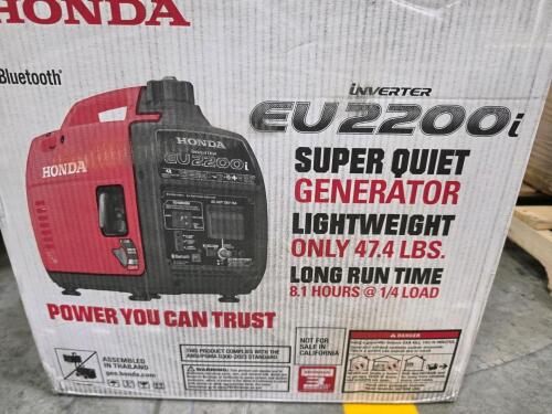 Honda EU 2200I super quiet generator