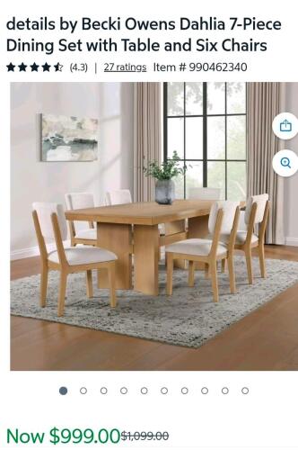Becki OwensDahlia dining set
