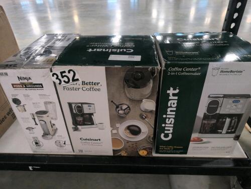 to cuisine art coffee center 2-in-1 coffee makers and ninja single serve specialty XL coffee maker