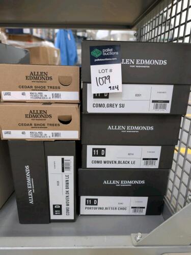 4 pairs of Allen Edmonds shoes