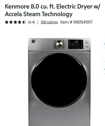 Kenmore dryer