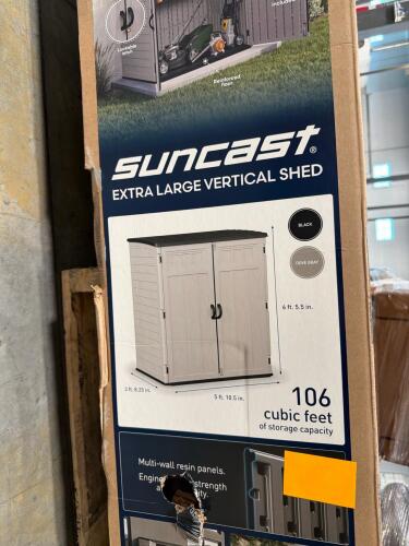 suncast extra large vertical shed