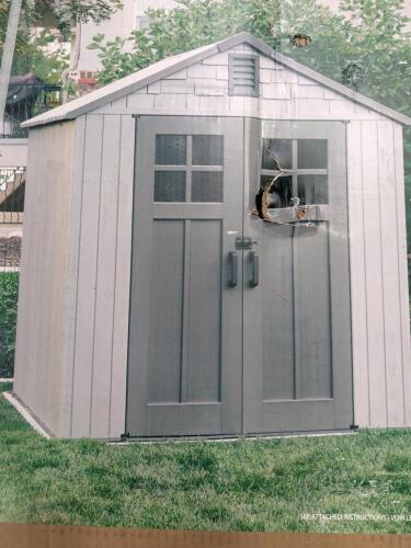 Lifetime outdoor storage shed