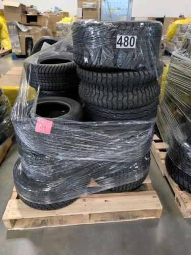 14 smaller tires