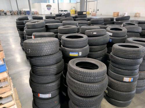 Approx 440 bulk tires