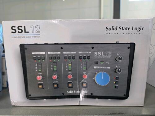 two mixing boards solid state logic SSL 12