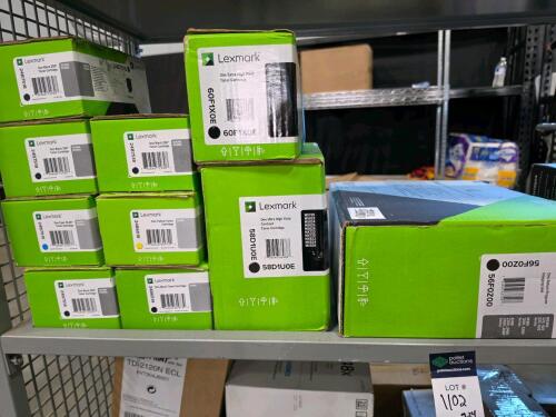 mother have the two shelves of toner. Lexmark, brother, Cannon, Epson, sharp and more