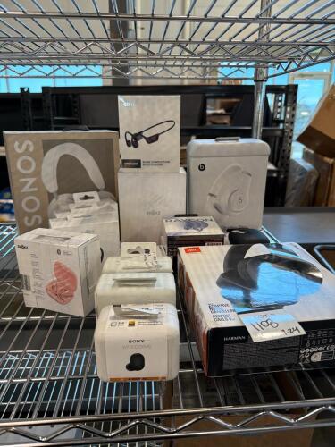 multiple headphones, Sonos, shokz, Sony, JBL, beats and more