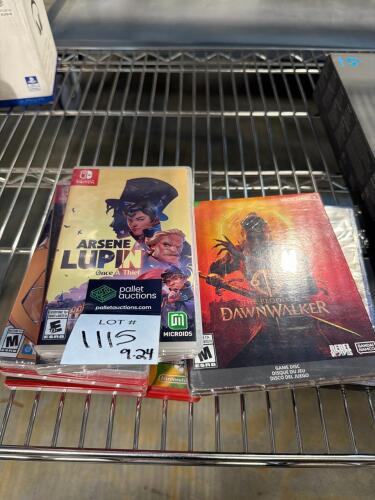 multiple Nintendo switch, PS5, Xbox, Wii games