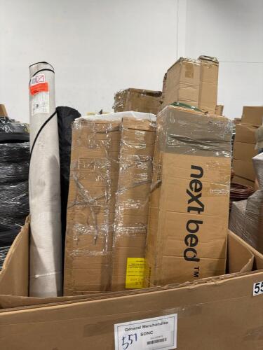 Misc furniture, mattress, square baluster, fan, next bed rug, miscellaneous furniture, forever bamboo, American flag, yoga mat, squeegee, & More