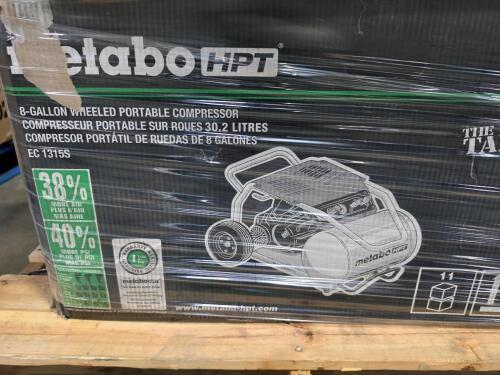 Metabo HPT8 gallon wheeled portable compressor, swimming pool, Flooring, twin bedframe, portable AC unit, compact refrigerator, burlap, mattress, & More