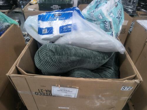 Cushions, bath issue, paper towels, undergarments, multiple Disney princess dress up sets, & More
