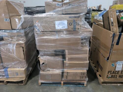 FLO luggage, gaming chair, undergarments, electrical cord, microwave, handle covers, VHT auto, & More