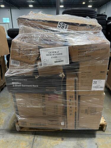 Strapping material, vibration plate, handles, garment rack, side chair, fan light, brooms, & More