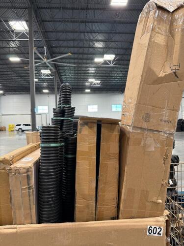 Plastic pipe, 55 inch Samsung TV, mattress, canopy, & More