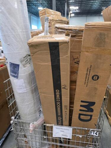 Hammock stand, mattress, weight bars, MD mattress, umbrella, furniture & More