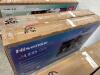 Two &ndash; HISENSE TVs, missing stand, other TV screen has a lot of internal scratches, grade D - 6