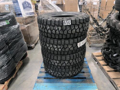 (4) BF Goodrich LT285/70R17 tires
