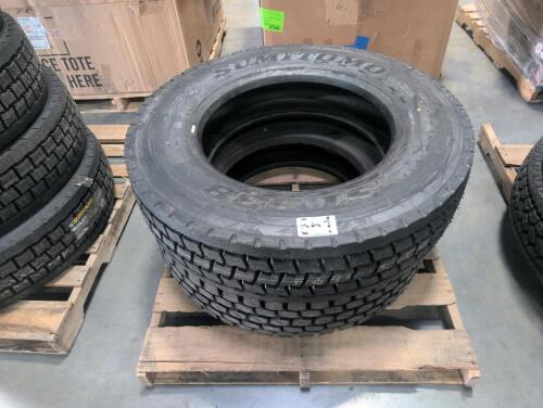 2 semi tires