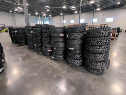 approximately 116 off road tires