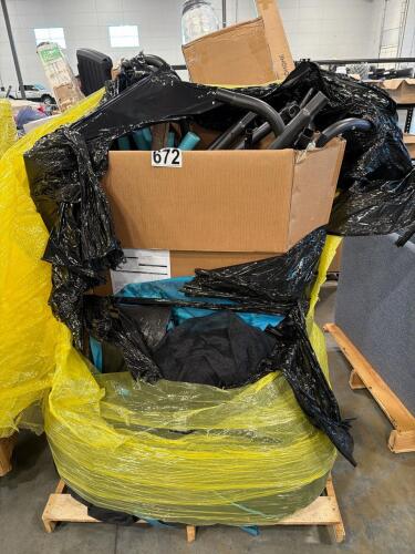 Trampoline pieces out of box Customer return complete?